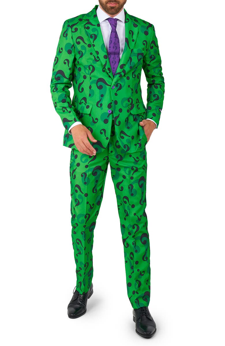 OppoSuits The Riddler 3-Piece Tuxedo Set, Main, color, 