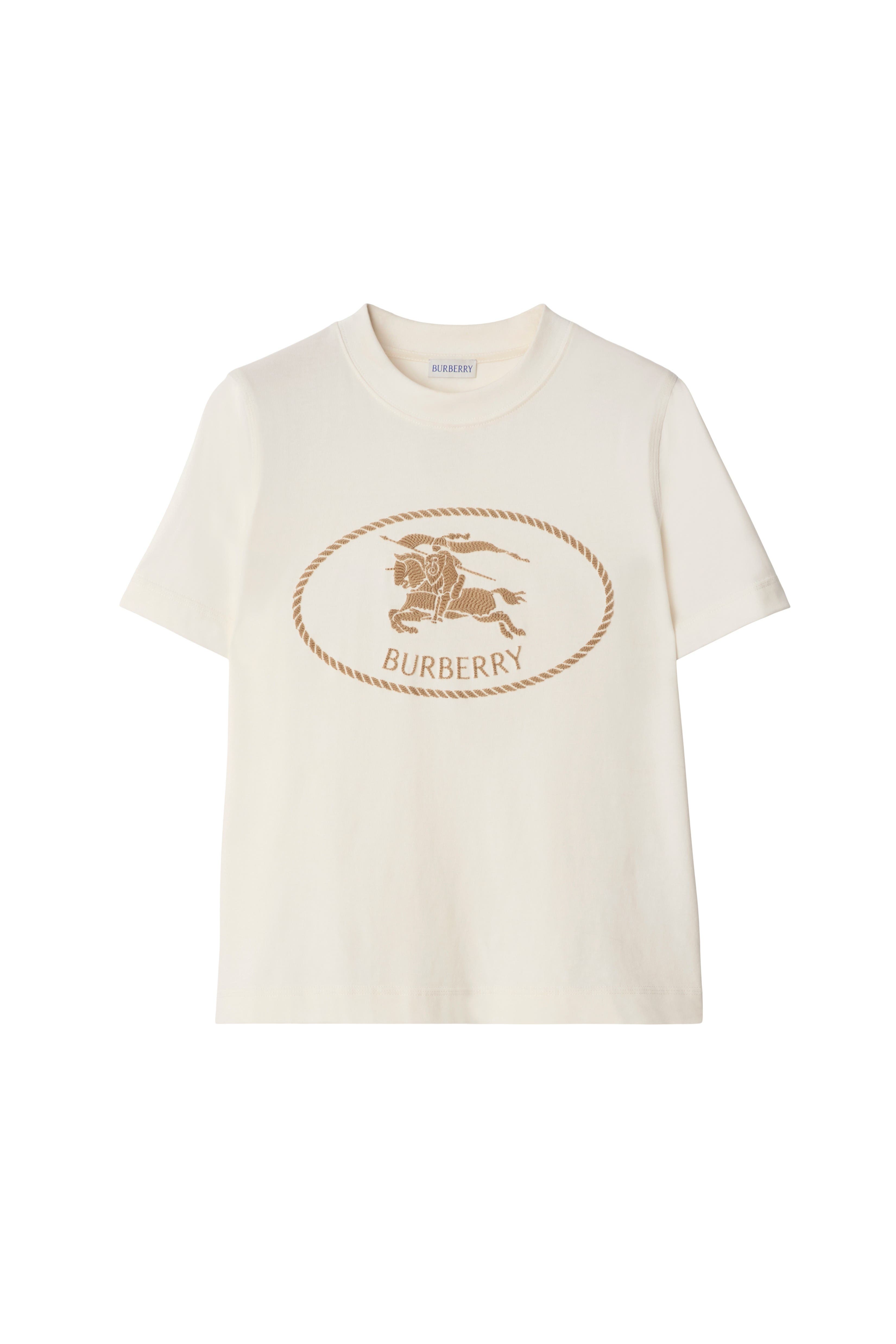 Knight Stamp Cotton T-shirt - image 4