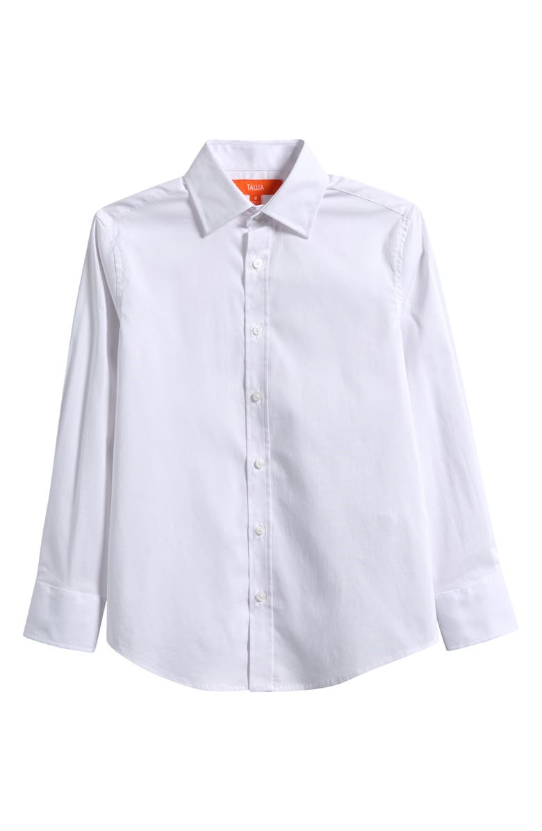 Tallia Kids' Tallia Dress Shirt, Main, color, White