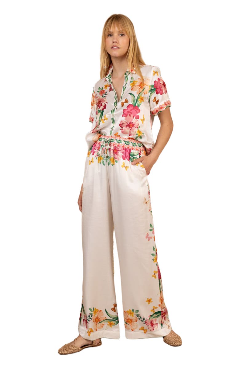 Hale Bob Selene Charmeuse Pant, Alternate, color, 