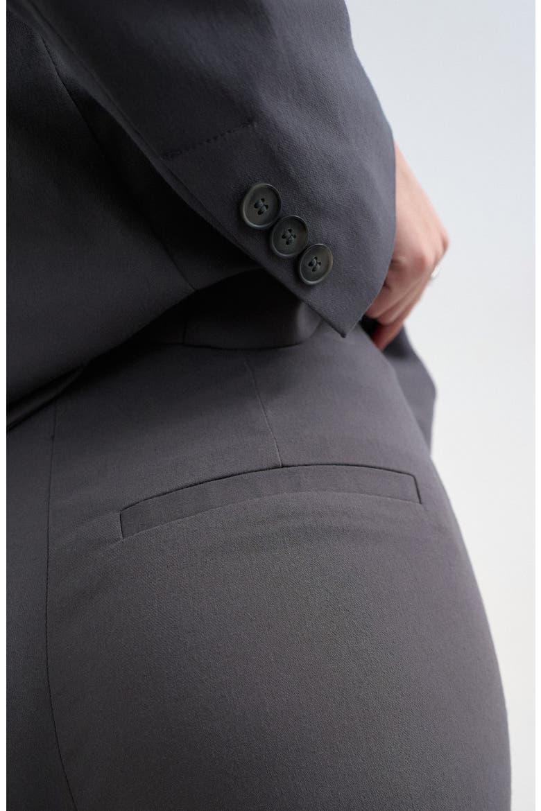Bengaline Capri Pants, Alternate, color, CHARCOAL