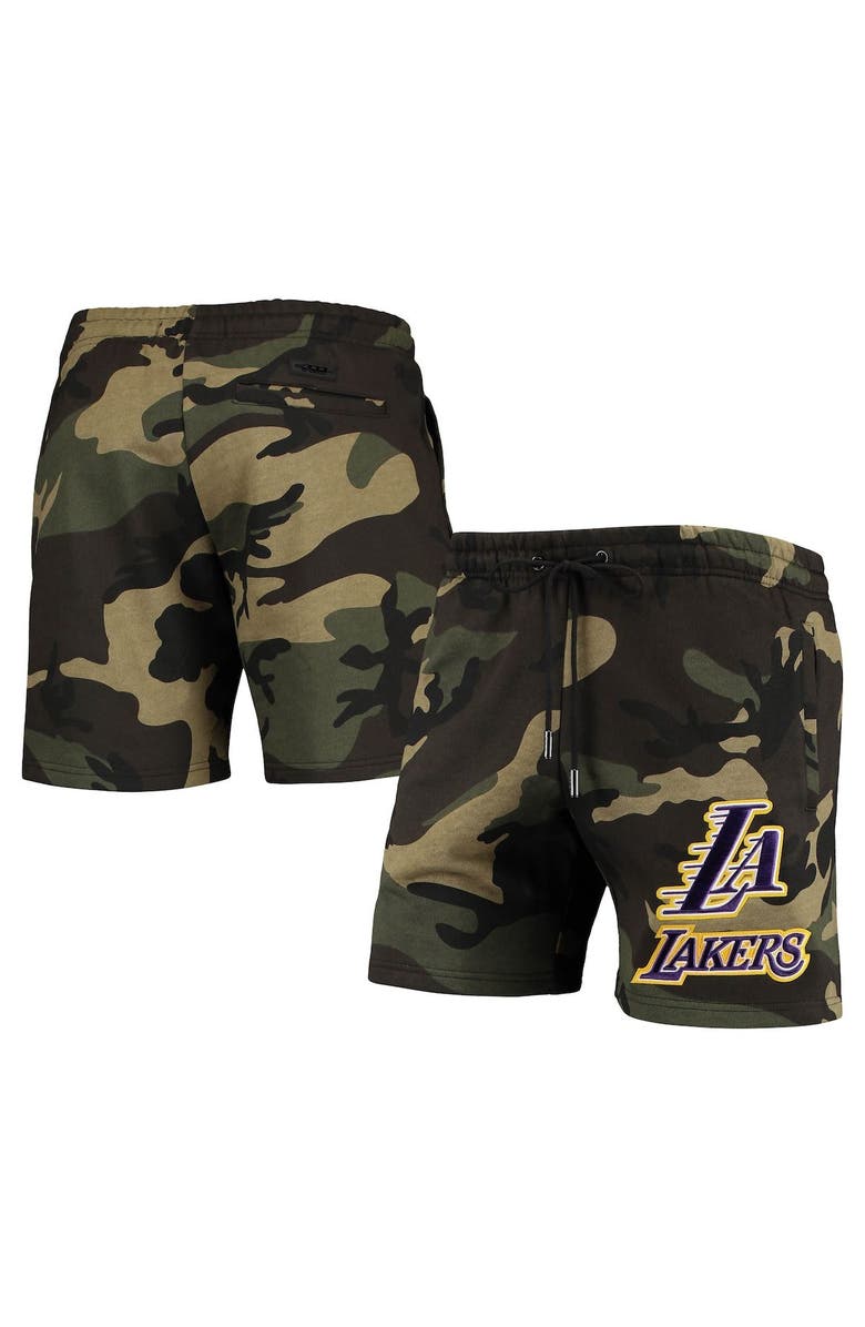PRO STANDARD Men's Pro Standard Camo Los Angeles Lakers Team Shorts, Main, color, Camo