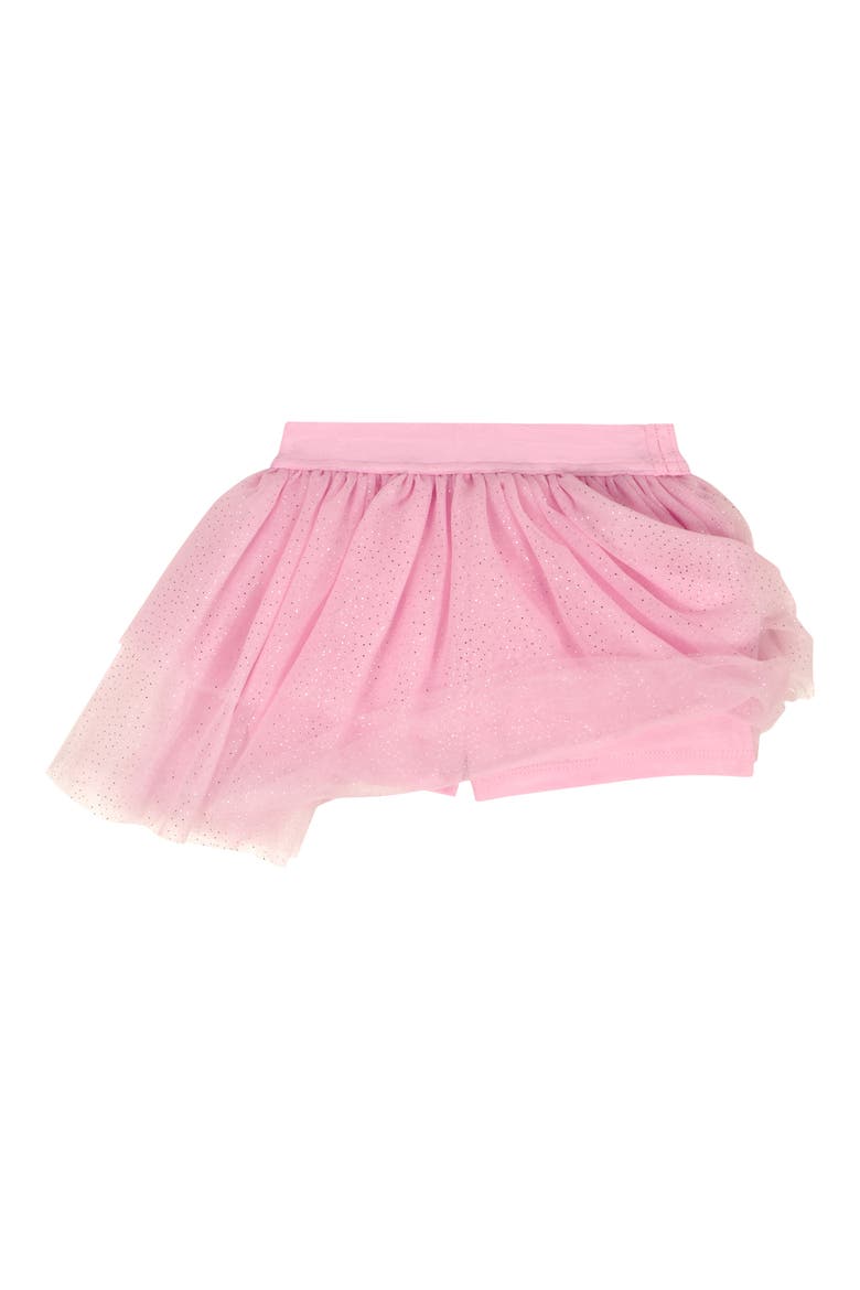 Floral Ruffle Bodysuit & Tutu Skort Set, Alternate, color, PINK MULTI