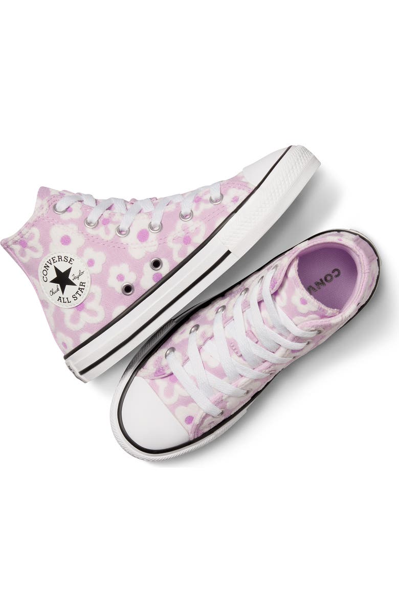 Converse Chuck Taylor<sup>®</sup> All Star<sup>®</sup> Floral High Top Sneaker, Alternate, color, Stardust Lilac/Grape Fizz