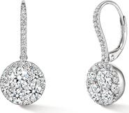 HEARTS ON FIRE Tessa 18k Gold Diamond Leverback Earrings