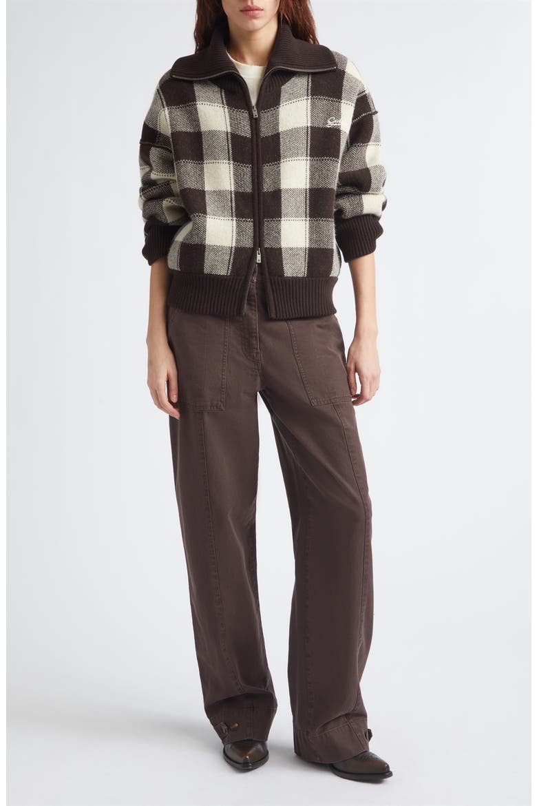 Journey Wide Leg Workwear Pants, Alternate, color, MOLE