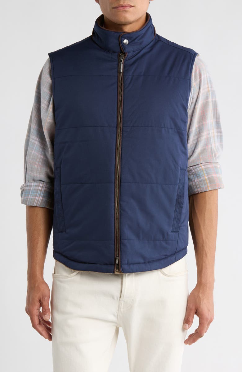 Tommy Bahama Pacific Grove Reversible Vest, Alternate, color, British Brown