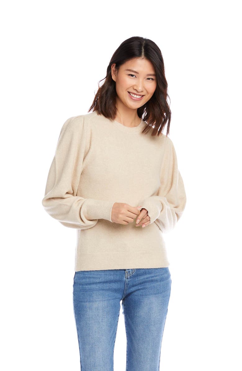 Karen Kane Puff Sleeve Sweater, Alternate, color,