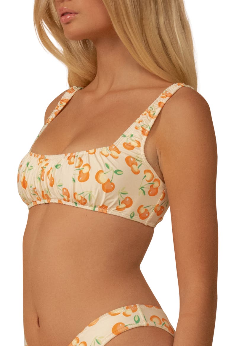 Cherry Sorbet Zoe Bikini Top, Alternate, color, CHERRY SHERBET