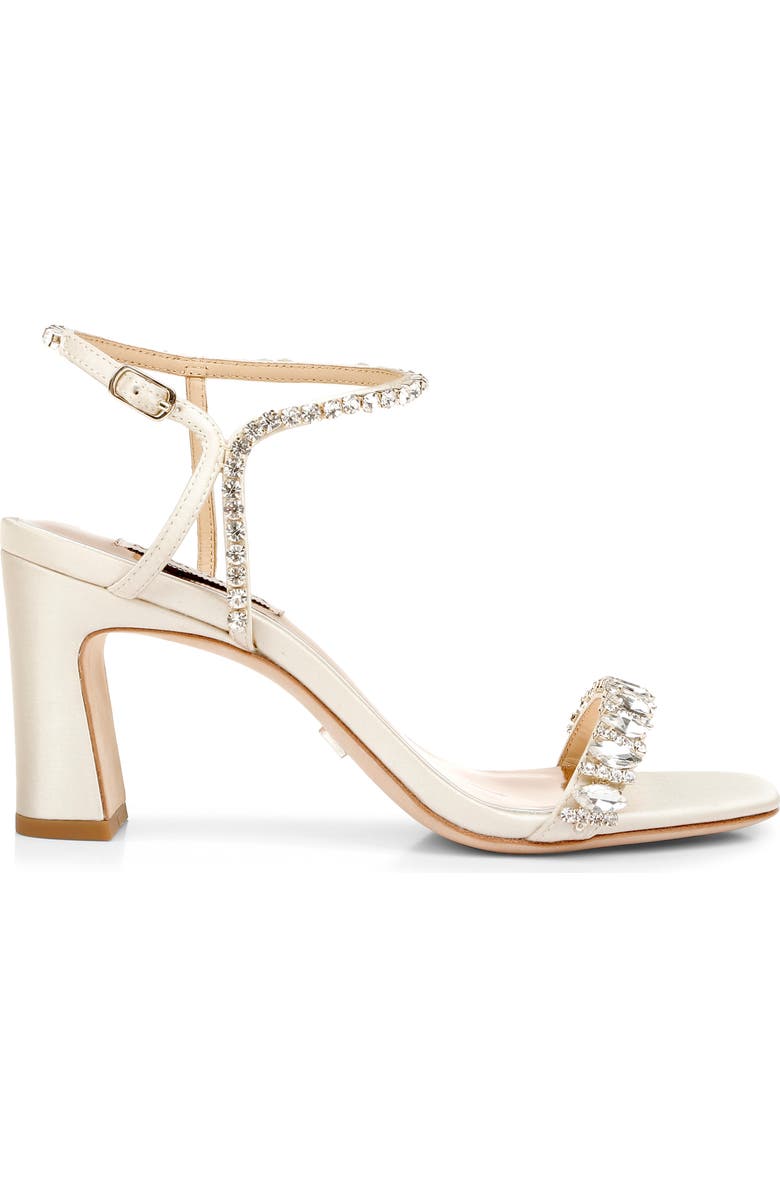 Badgley Mischka Collection Badgley Mischka Marilee Ankle Strap Sandal, Alternate, color, Ivory