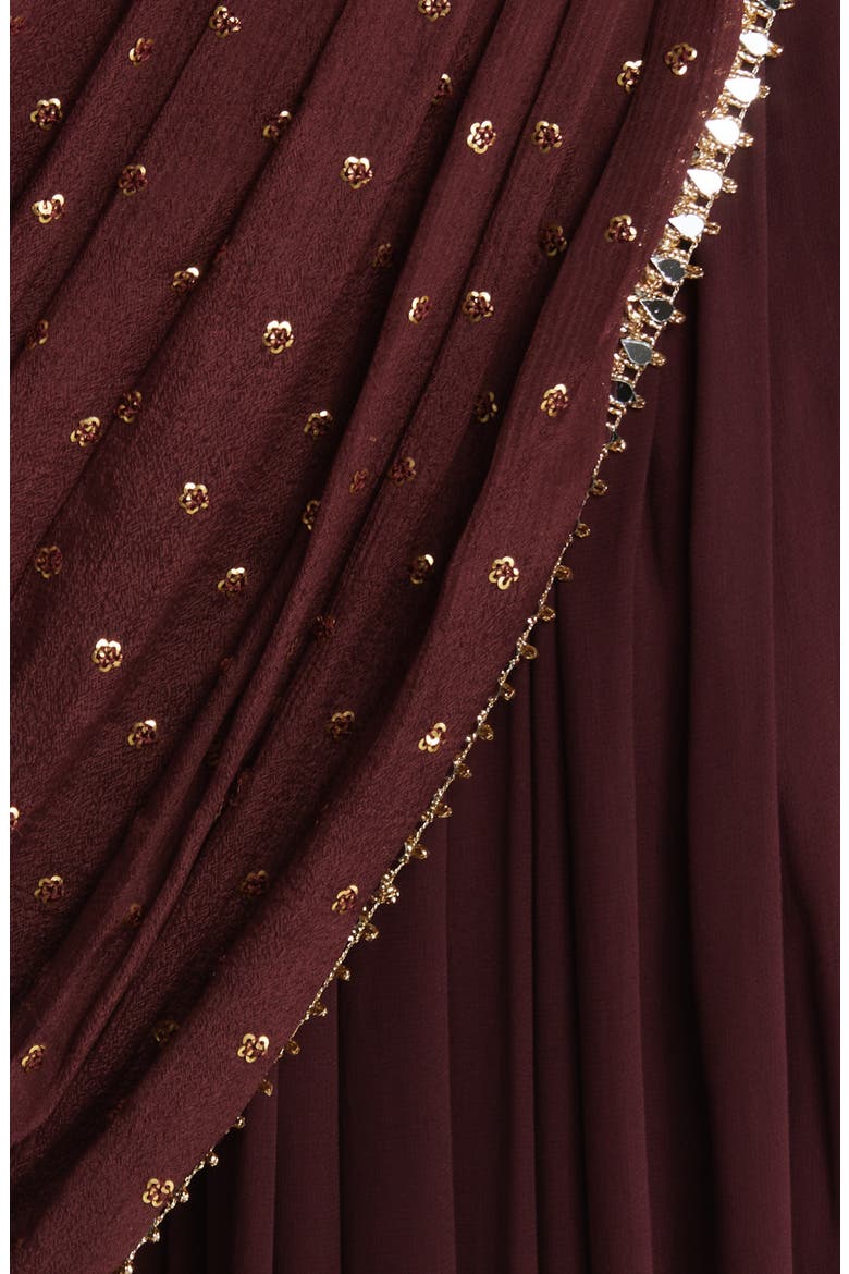 Tara Dhoti Set, Alternate, color, BURGUNDY