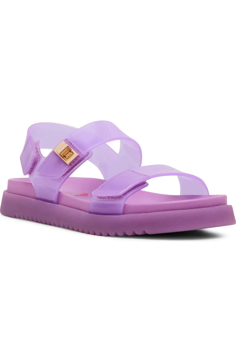 Steve Madden Kids' JMona Slingback Jelly Sandal, Main, color, Purple