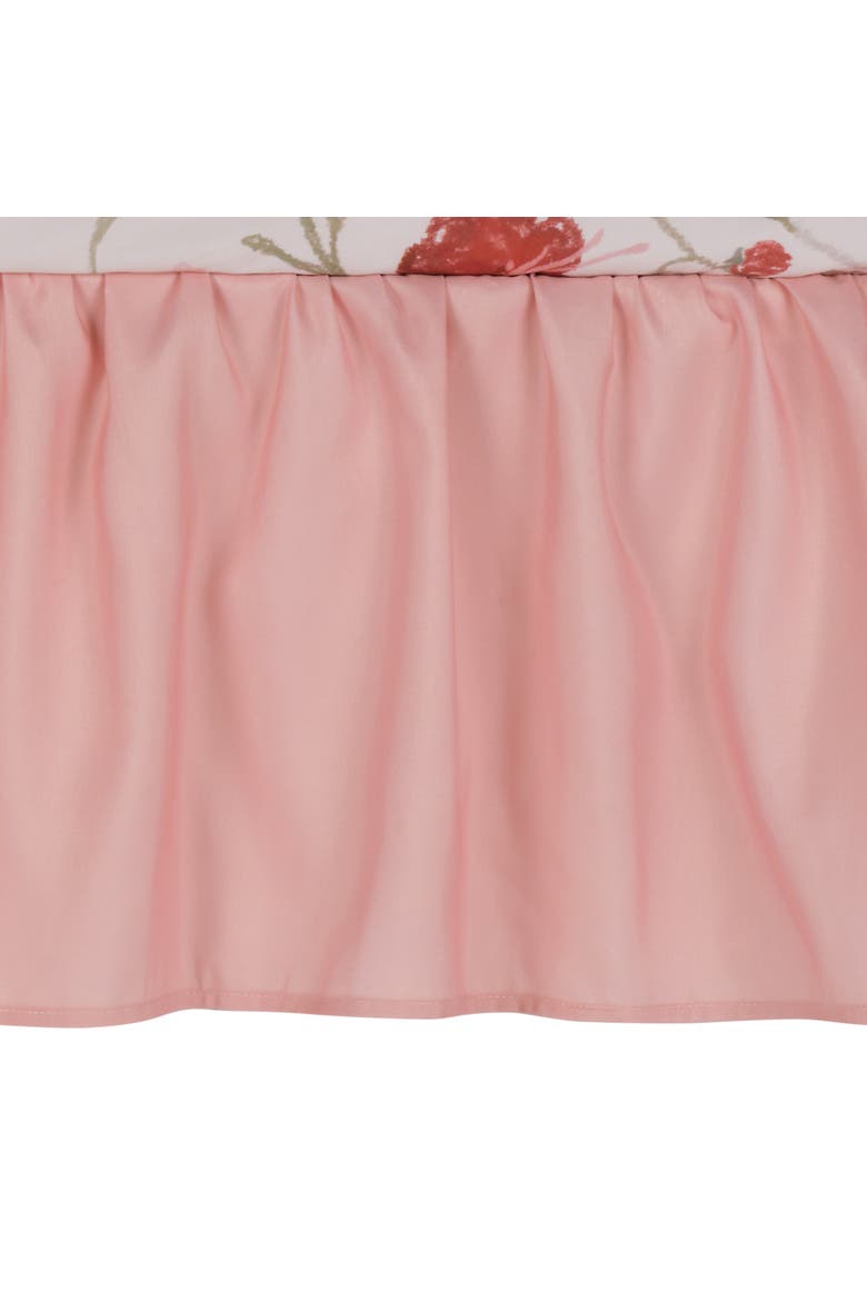 Flower Power 3-Piece Floral Baby Nursery Crib Bedding Set, Alternate, color, Pink