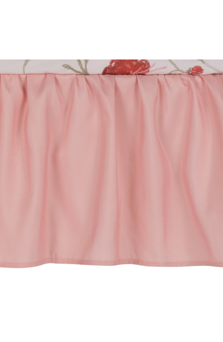 Bedtime Originals Flower Power 3-Piece Floral Baby Nursery Crib Bedding Set, Alternate, color, Pink