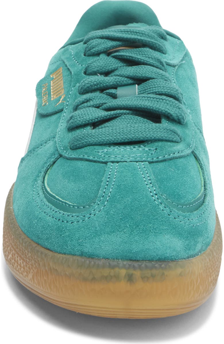 PUMA Palermo Moda Xtra Gum Rubber Sneaker, Alternate, color, Wild Green/ Lilac Crush