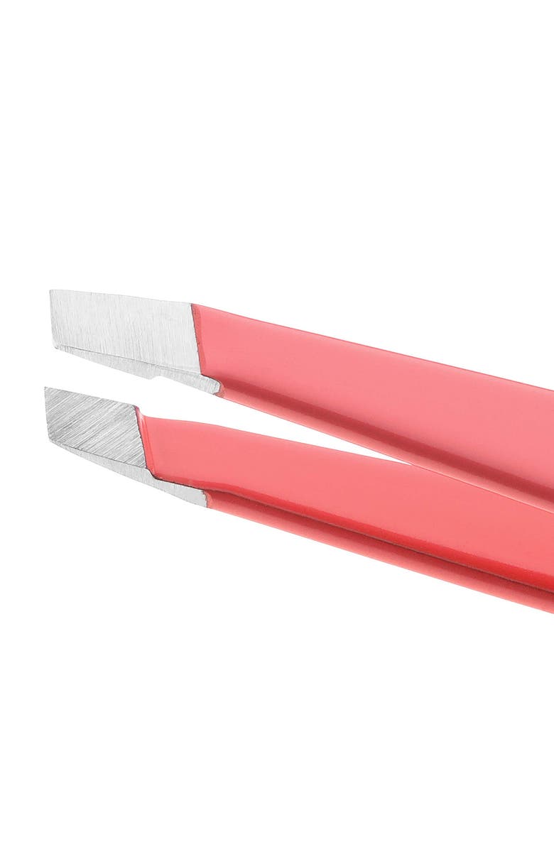 TWEEZERMAN Geranium Mini Slant Tweezer, Alternate, color, Pink