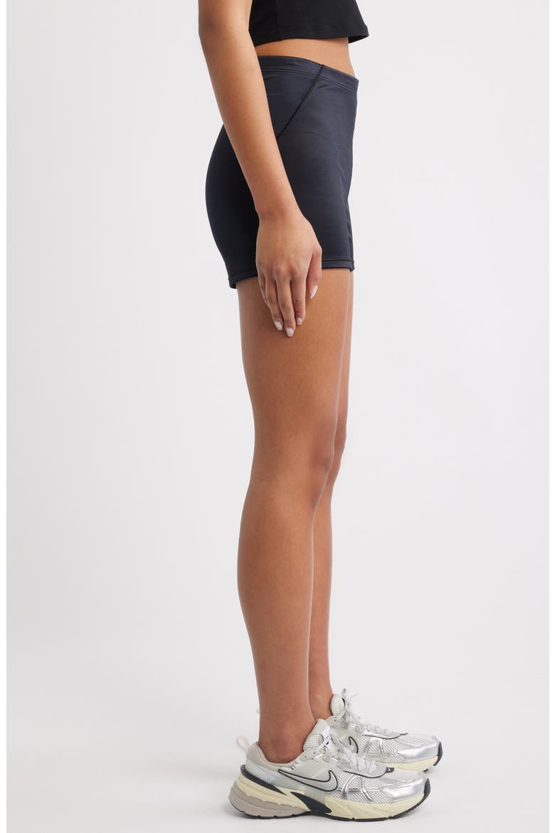 Shine Drawcord Shorts, Alternate, color, NSKM OBSIDIAN