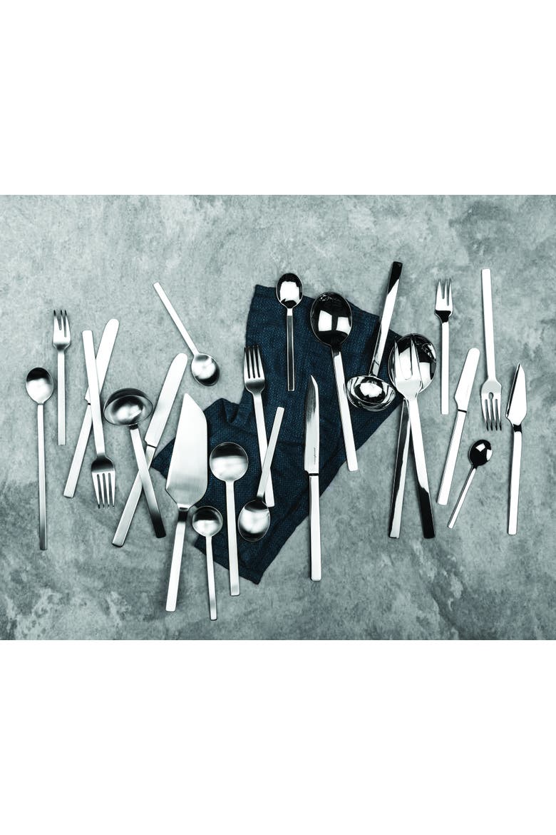 Stile By Pininfarina Coffee Spoon Set - 6 Pieces, Alternate, color, Silver
