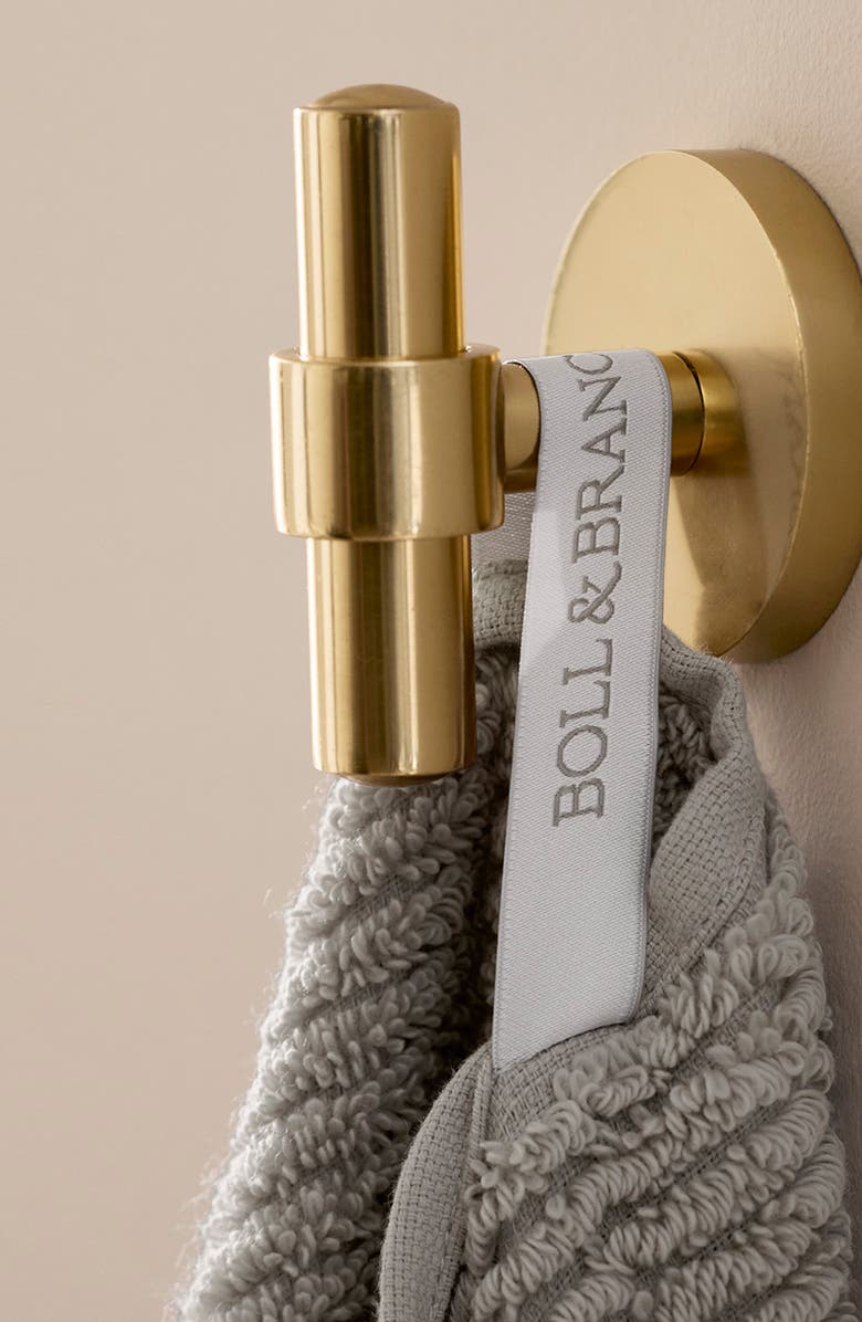 Boll & Branch Turkish Rib Bath Towel, Alternate, color, Pewter