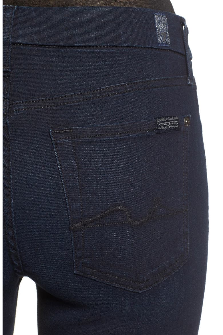 7 For All Mankind® 'b(air) - Kimmie' Straight Leg Jeans, Alternate, color, BLUE BLACK RIVER THAMES