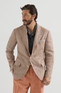 Brunello Cucinelli Chevron deconstructed blazer