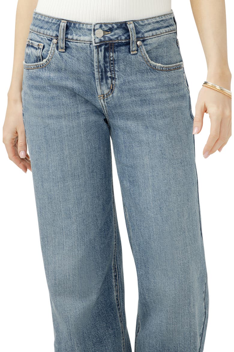 Suki Curvy Mid Rise Wide Leg Jeans, Alternate, color, WESTON