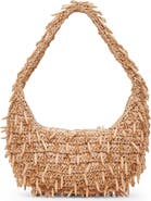 Dolce Vita Caicos Beaded Raffia Shoulder Bag