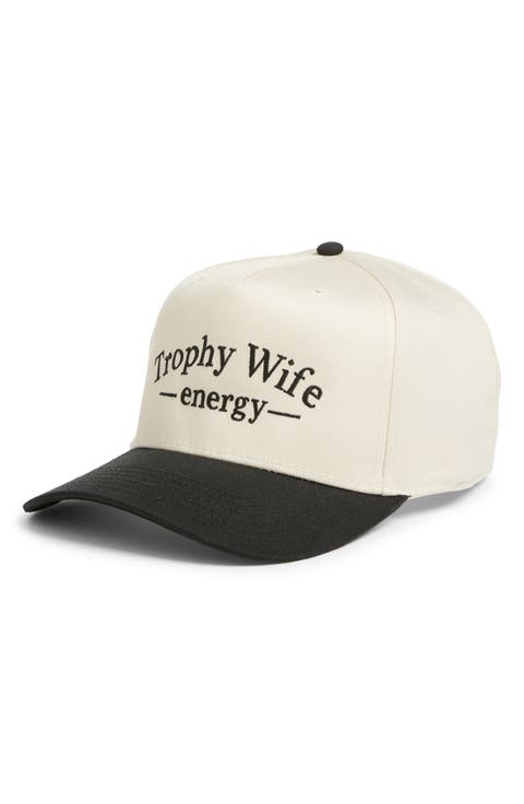 Trophy Wife Energy Adjustable Snapback Hat