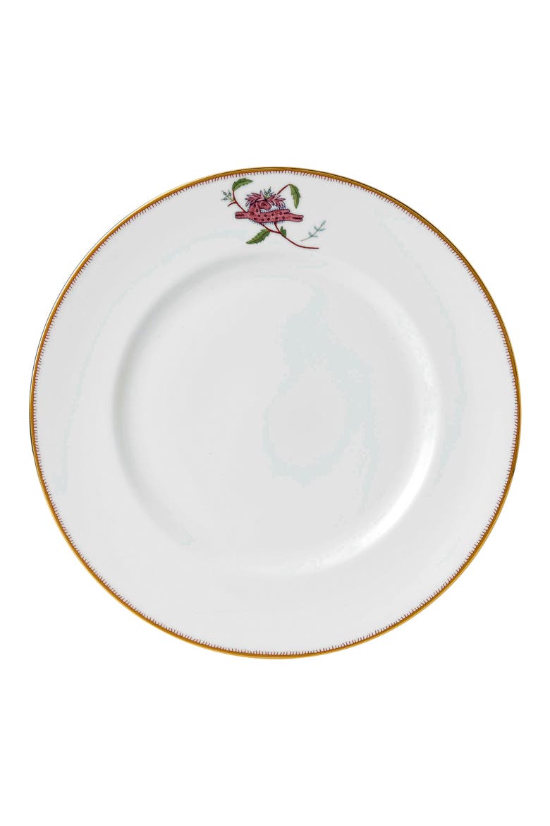 Mythical Creatures Dinner Plate, Main, color, WHITE