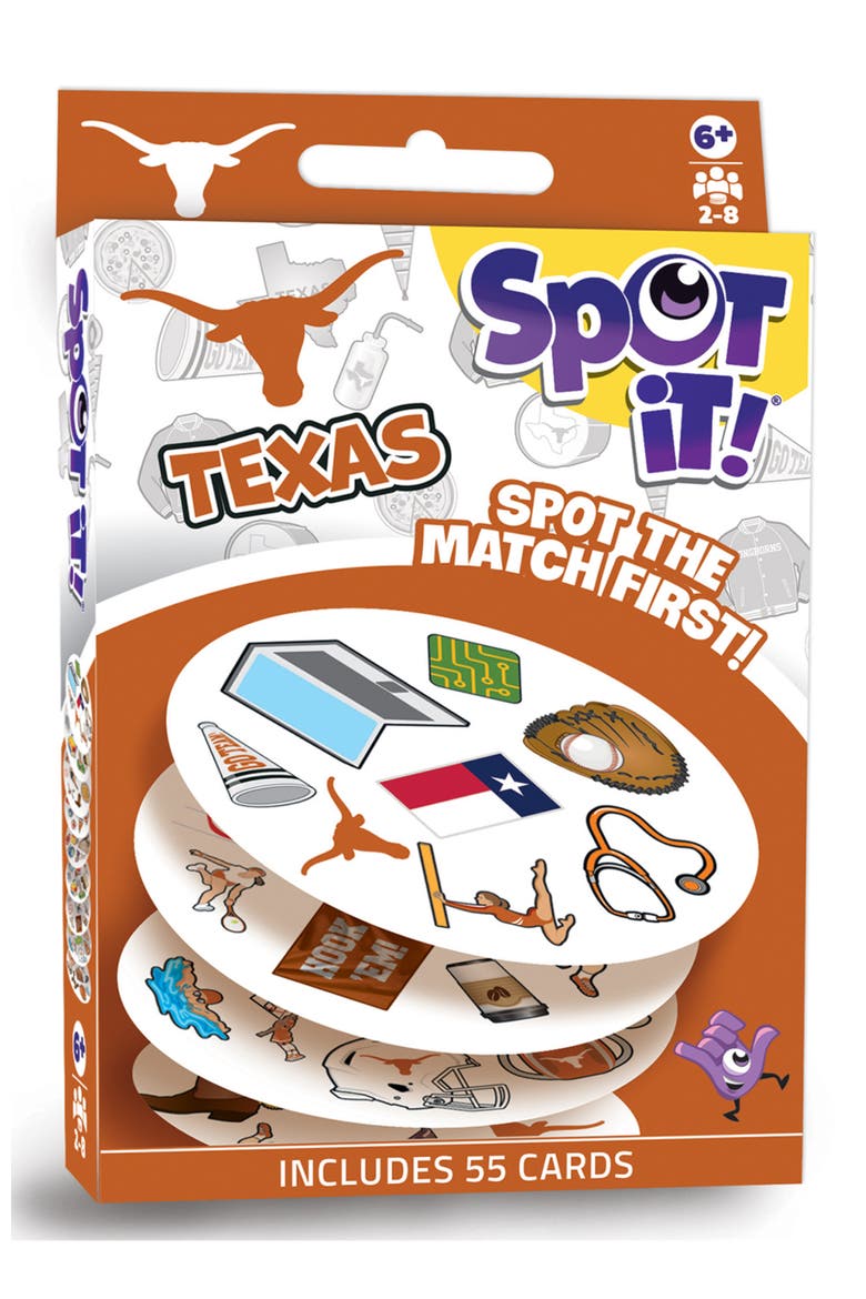 Texas Longhorns Spot It! Card Game, Main, color, Multicolor