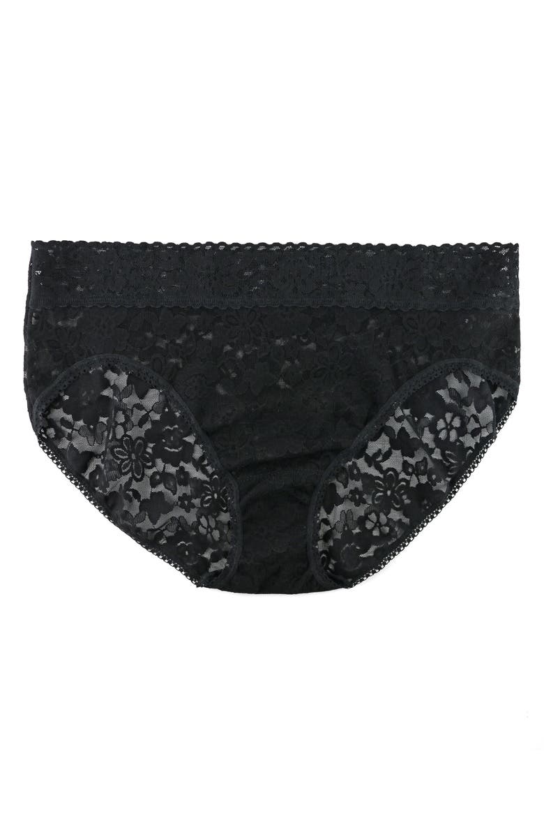 Hanky Panky Daily Lace French Briefs, Alternate, color, Black