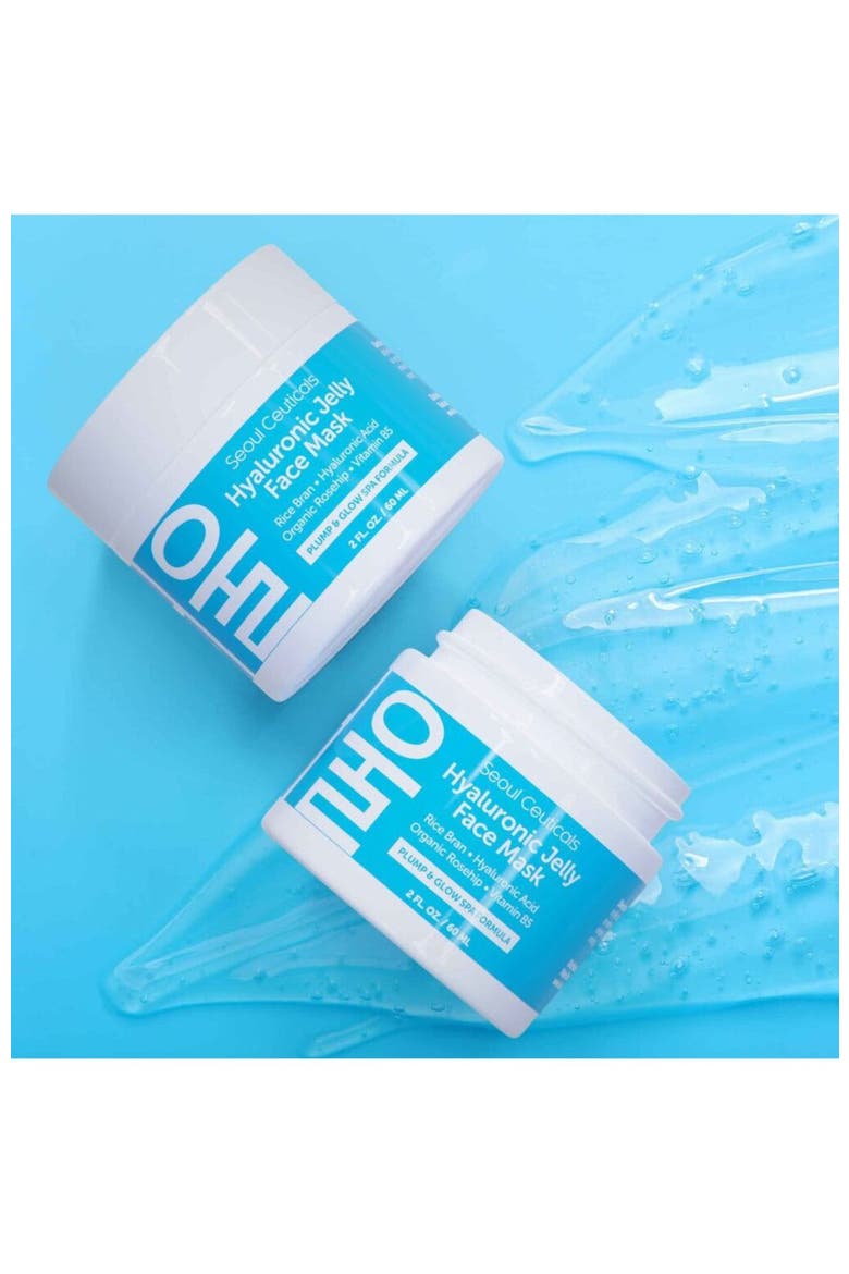 Korean Skincare Hyaluronic Jelly Face Mask, Alternate, color, Clear