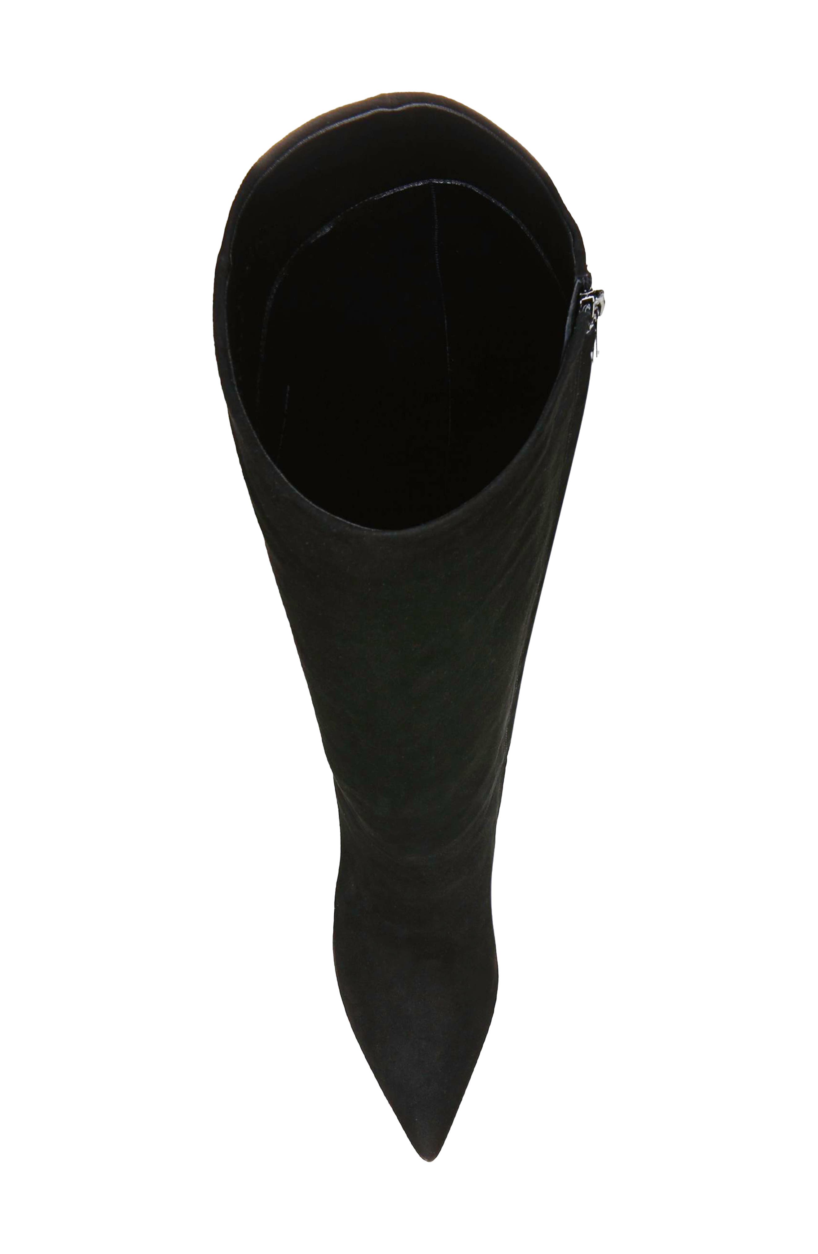 Veronica Beard Lisa Knee High Boot, Alternate, color, Black Suede
