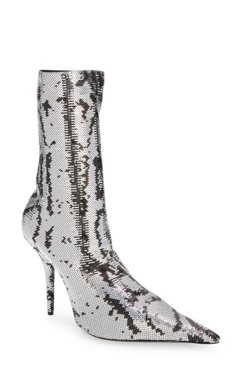 Knife Sequin Bootie (Women)