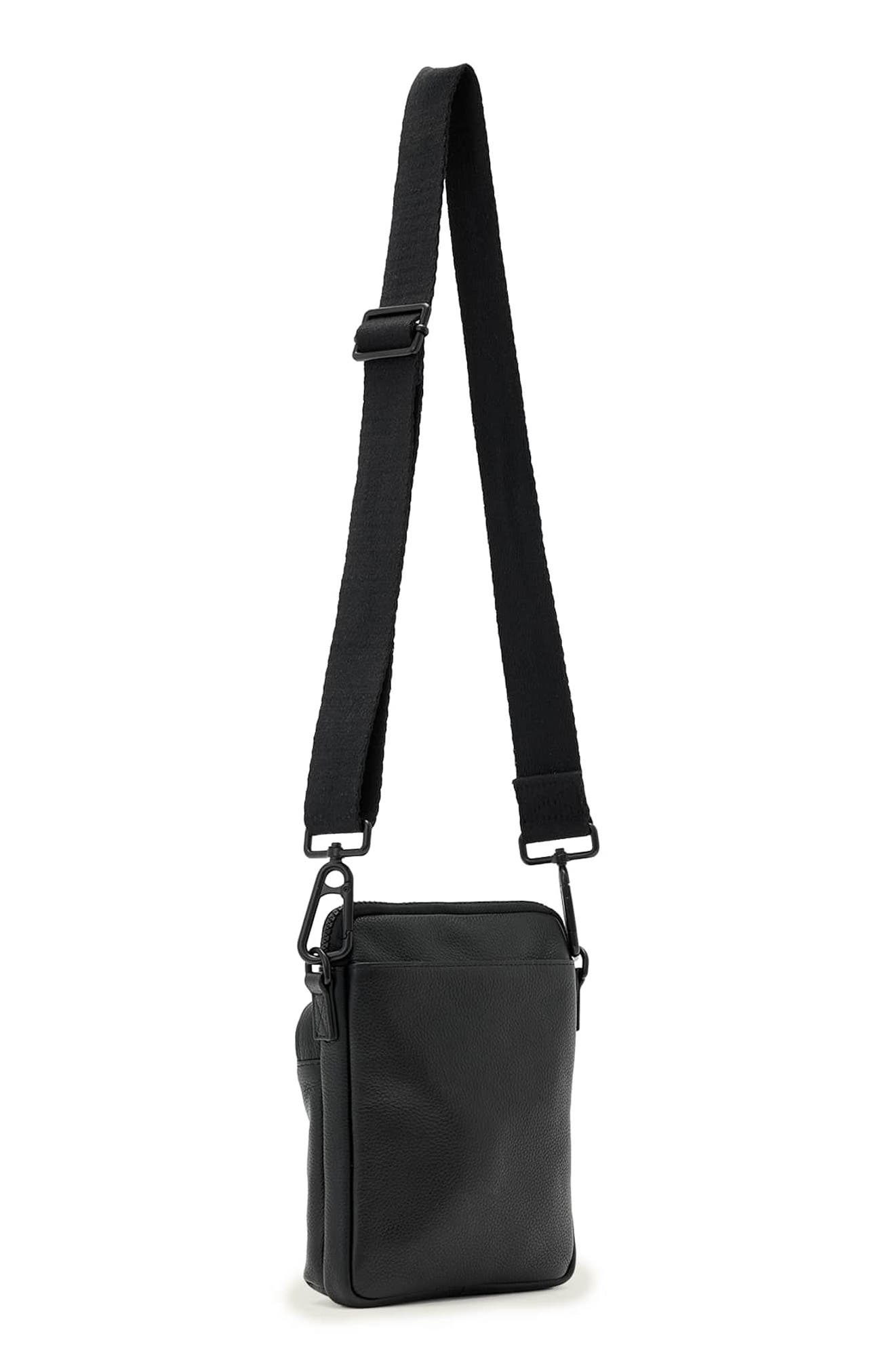 Falcon N/S Crossbody Pouch, Alternate, color, BLACK