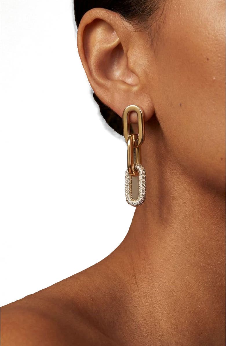 Ora Ana The Bridget Dangle Earrings, Alternate, color, Gold