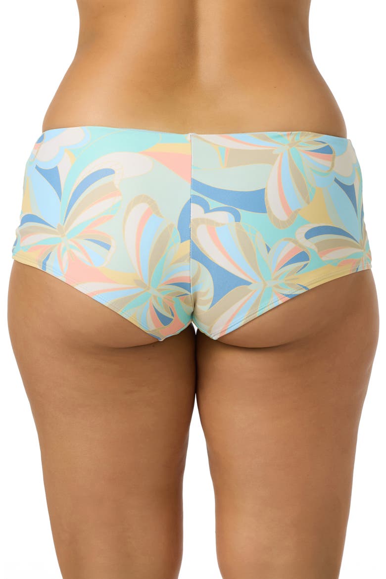 Butterfly Geo Surfs Up Swim Shorts, Alternate, color, BLUE MULTI COLORED