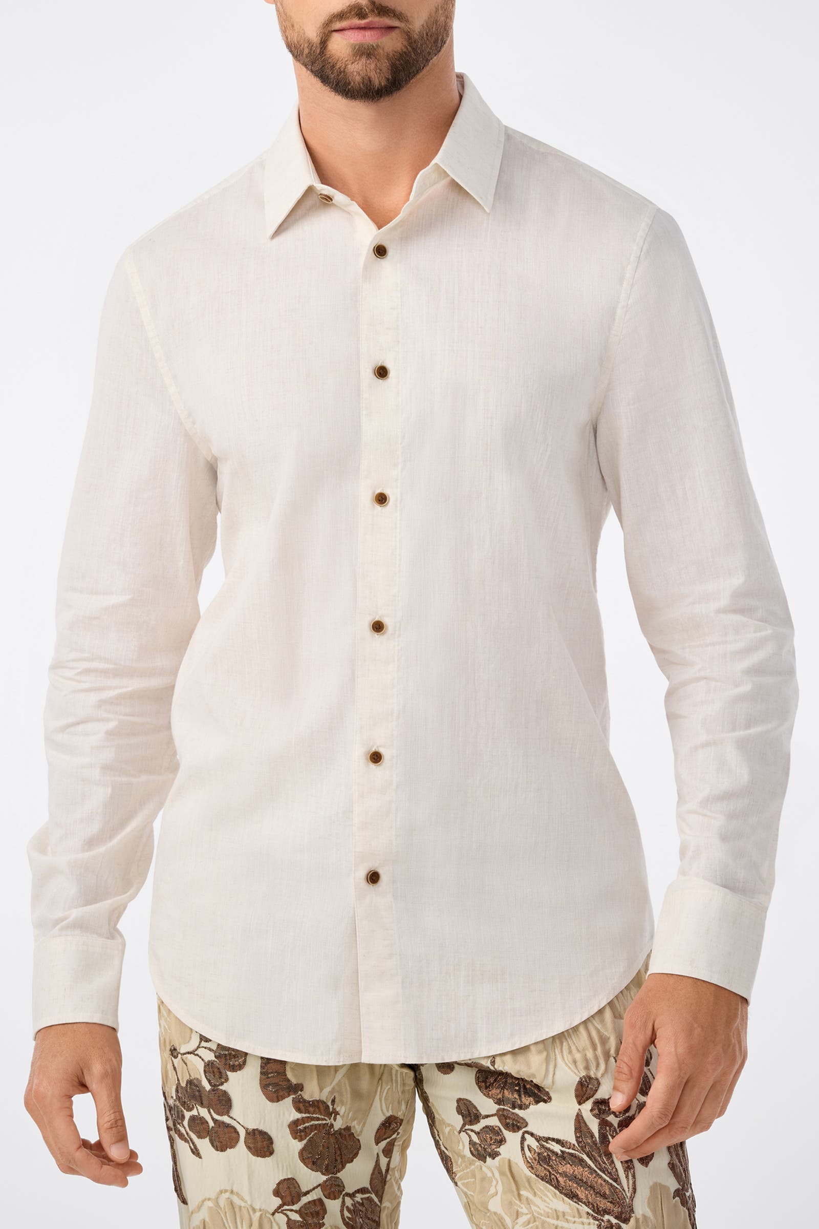 Aaron Long Sleeve Button-Up Shirt