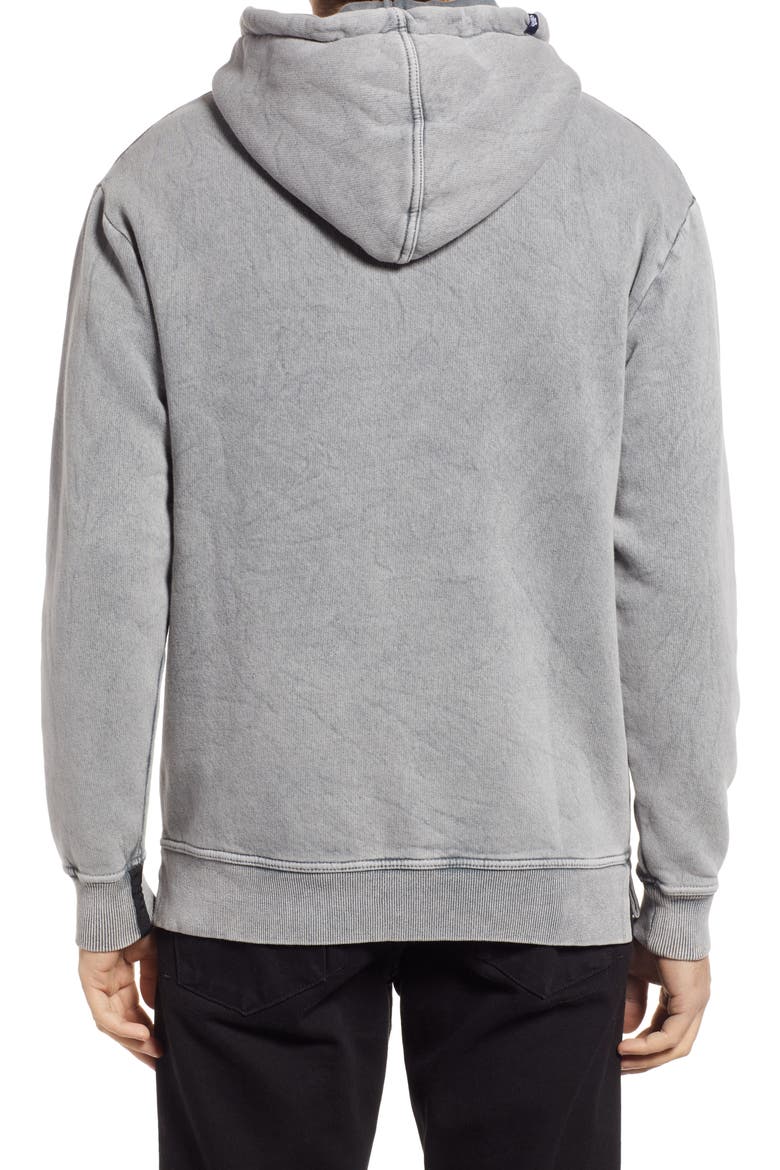 Cotton Fleece Hoodie, Alternate, color, GREY