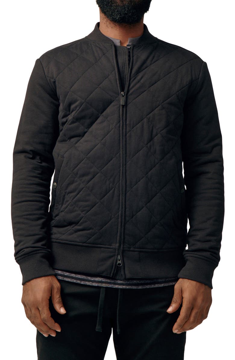 Good Man Brand Mayfair Quilted Bomber Jacket, Main, color, 