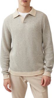 Rodd & Gunn Marlin Cotton & Wool Blend Johnny Collar Sweater