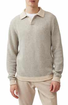 Rodd & Gunn Marlin Cotton & Wool Blend Johnny Collar Sweater