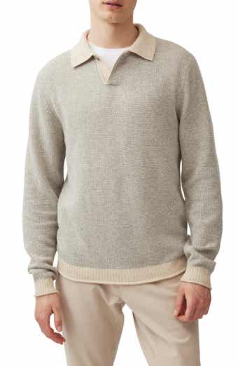 Rodd & Gunn Marlin Cotton & Wool Blend Johnny Collar Sweater