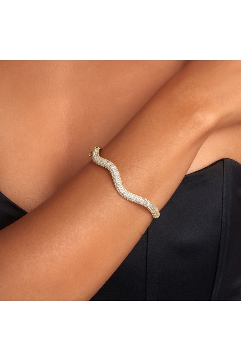 Melissa Bracelet, Alternate, color, White/Gold