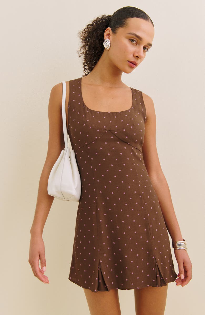 Reformation x Devon Lee Carlson Cher Sleeveless Minidress, Alternate, color,