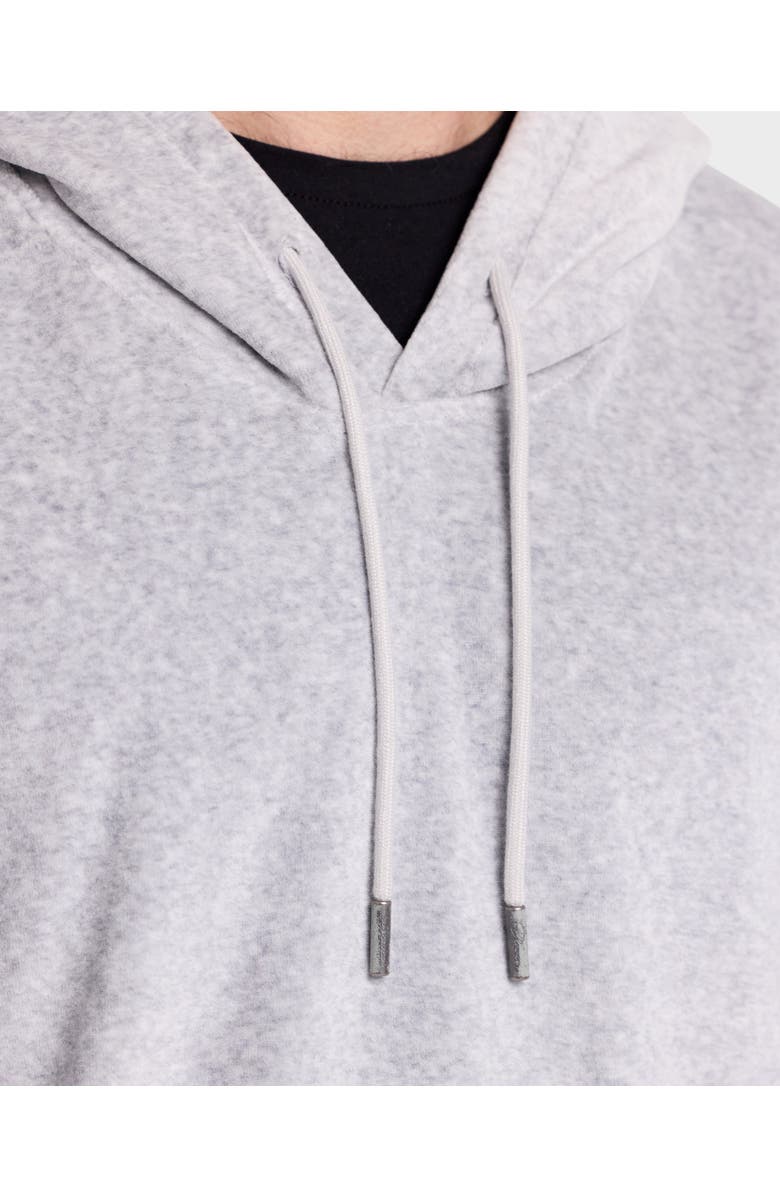 Blanco Clothing Velour Hoodie, Alternate, color, Grey
