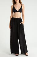 Elan Wide Leg Cover-Up Pants