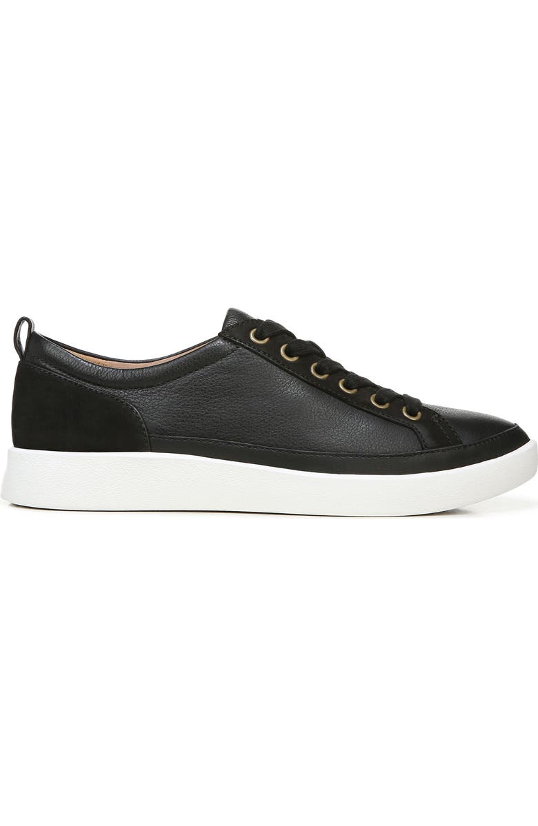 Vionic Winny Low Top Sneaker, Alternate, color, Black Smooth