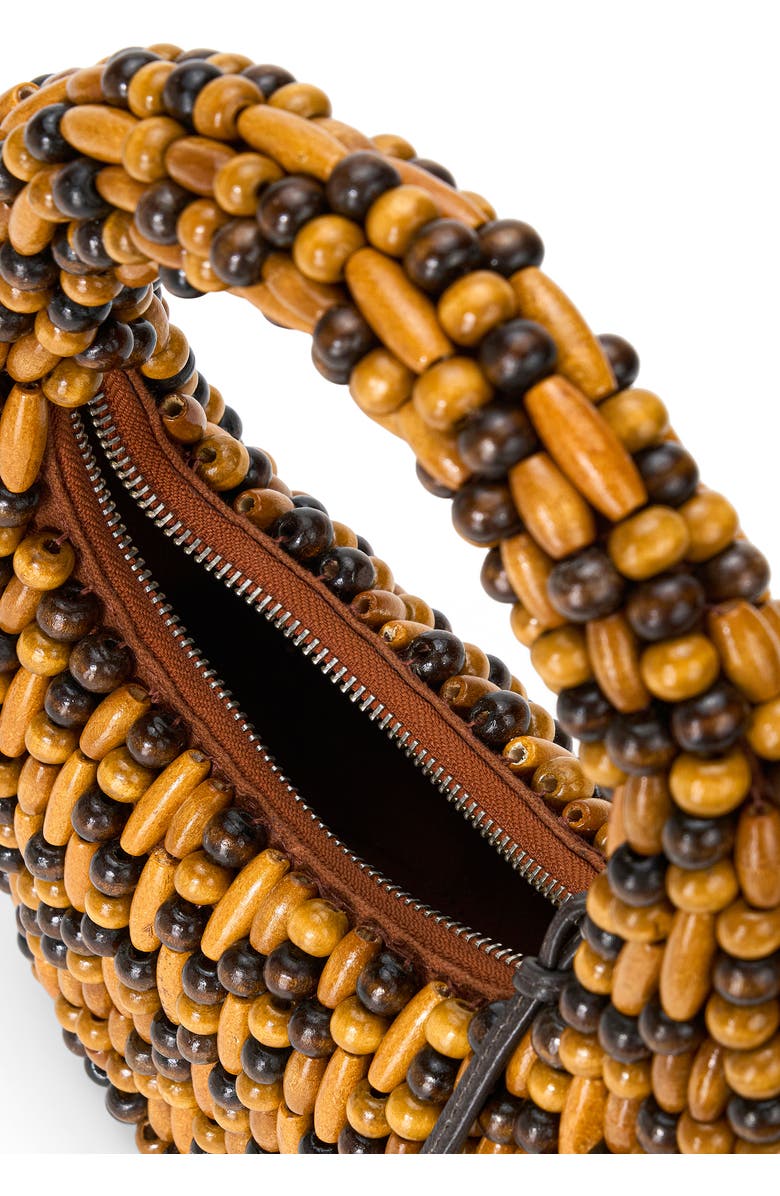 STAUD Reef Beaded Bag, Alternate, color, Multi Wood Beads