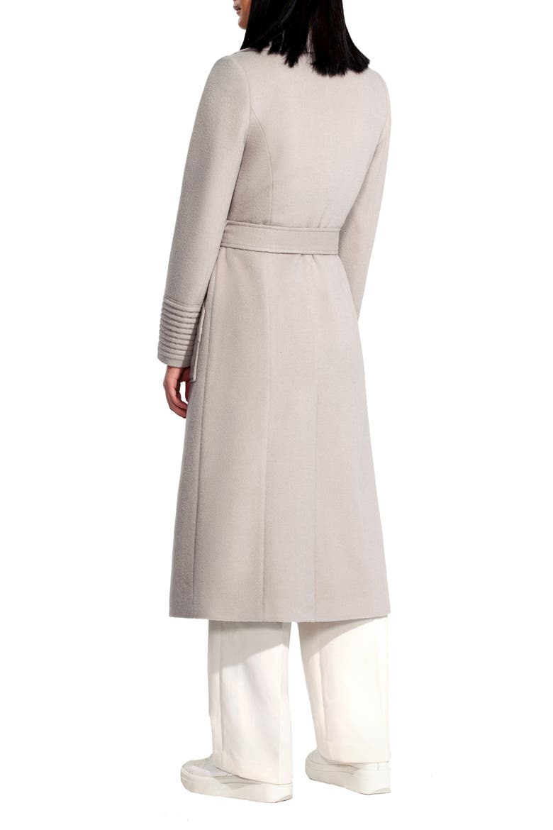 Wide Collar Alpaca & Wool Longline Coat, Alternate, color, BLEEKER BEIGE